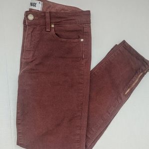 PAIGE Hoxton Ultra Skinny Ankle Zip Jeans size 26